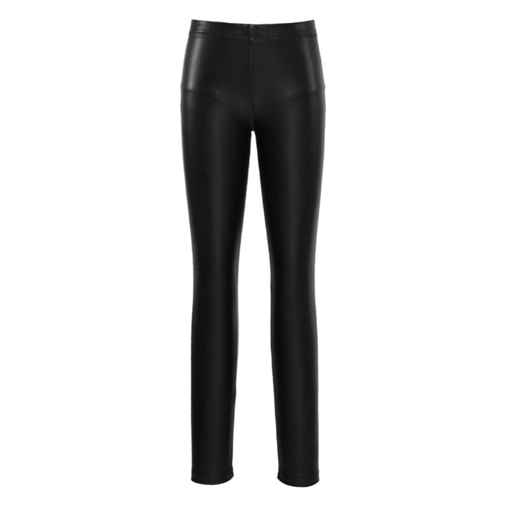 Girls Faux Leather Leggings